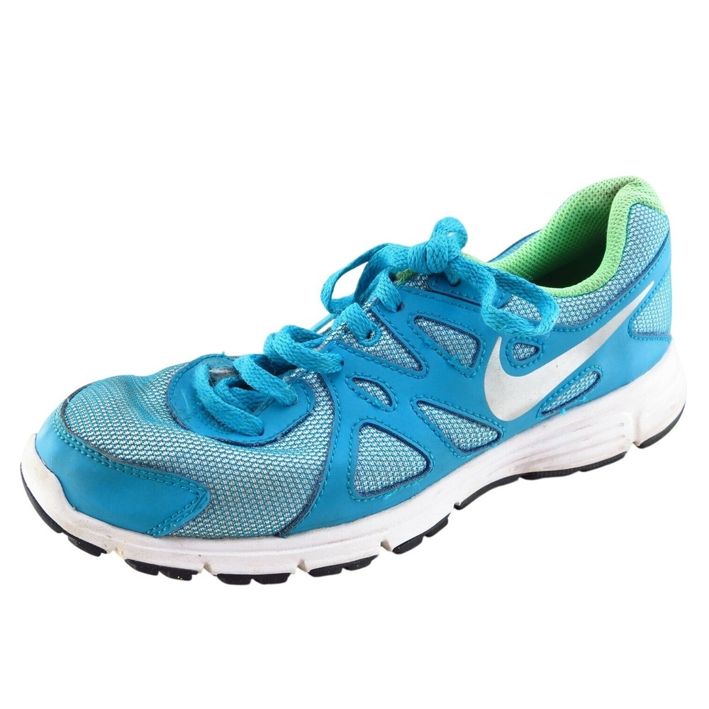 Nike Revolution 2 Youth Boys Shoes Sz 4 M Blue Mesh‎ Running